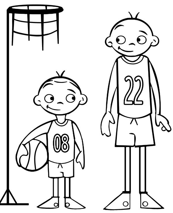 Basketball coloring pages Basketball coloring pages