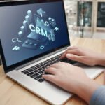 A person using CRM systems