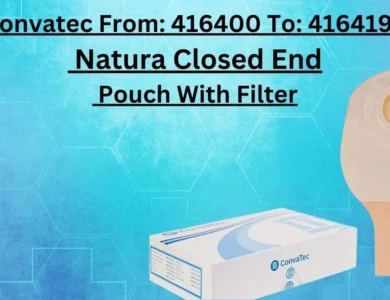 Convatec from: 416400 to: 416419 - natura closed end pouch with filter