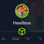 Headless Machine HTB Writeup