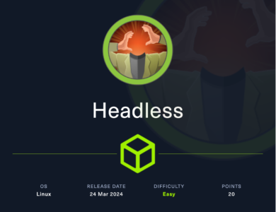 Headless Machine HTB Writeup