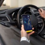 young uber driver car interior 23 2149149653