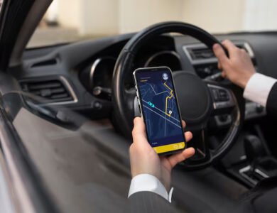 young uber driver car interior 23 2149149653